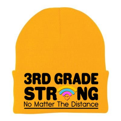 3rd Grade Strong No Matter The Distance Knit Cap Winter Beanie