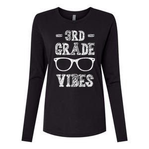 3rd Grade Vibes Womens Cotton Relaxed Long Sleeve T-Shirt