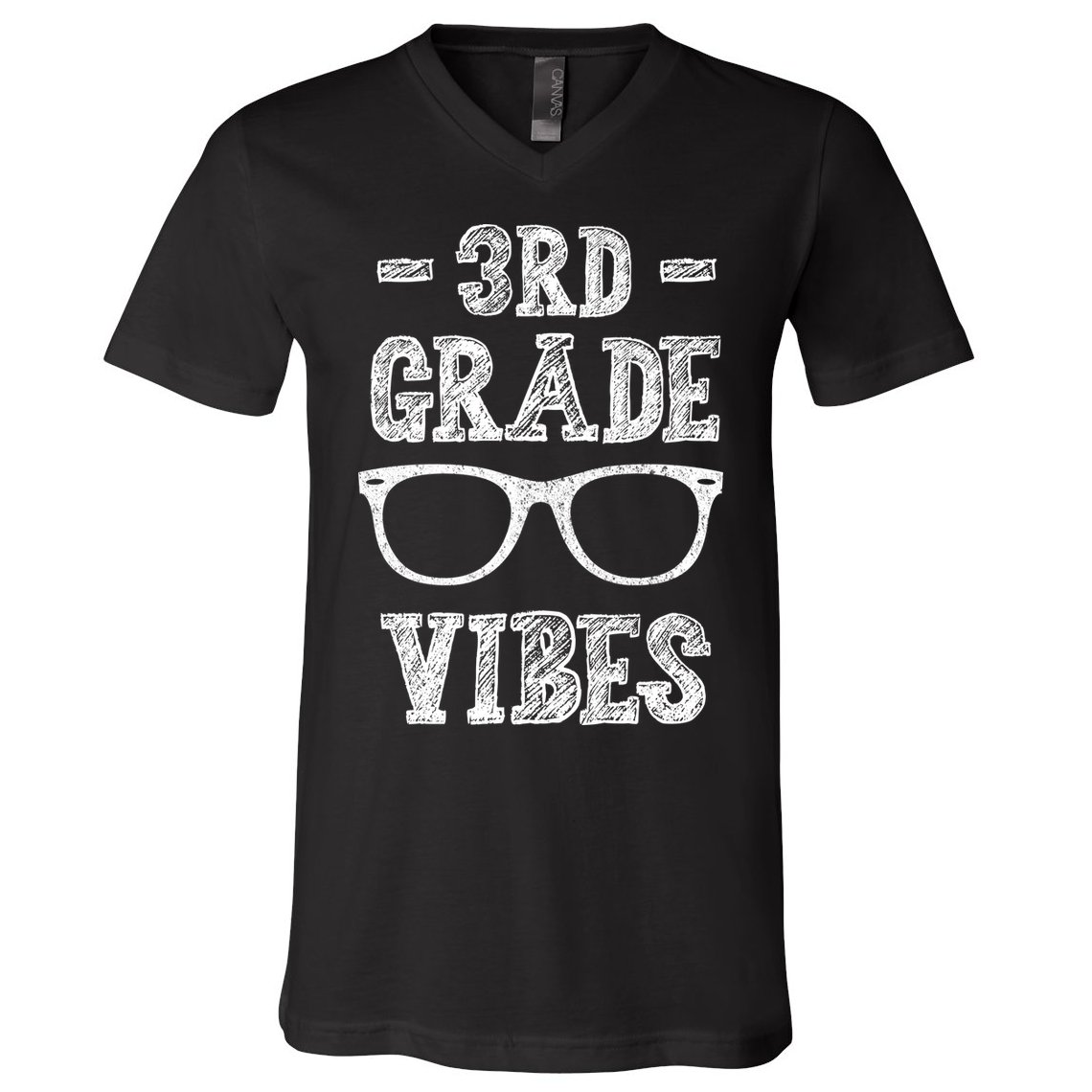 3rd Grade Vibes V-Neck T-Shirt