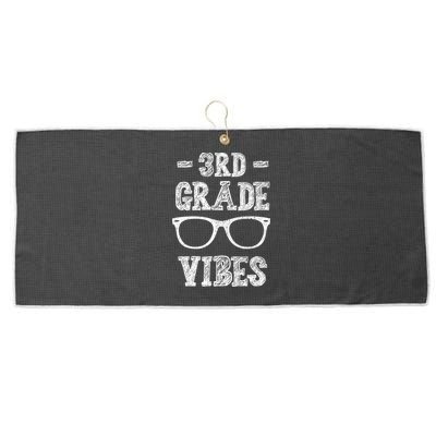 3rd Grade Vibes Large Microfiber Waffle Golf Towel
