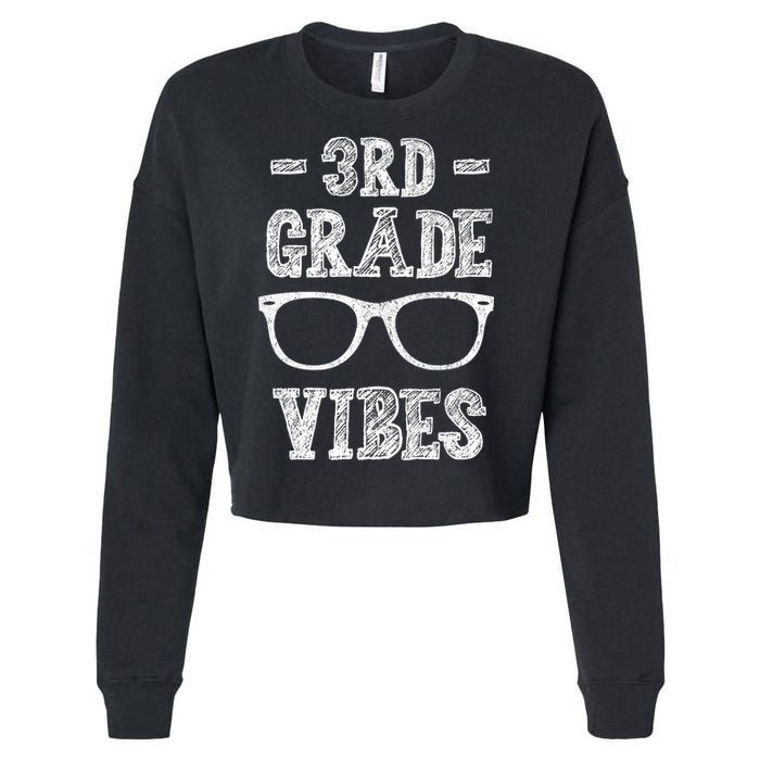 3rd Grade Vibes Cropped Pullover Crew
