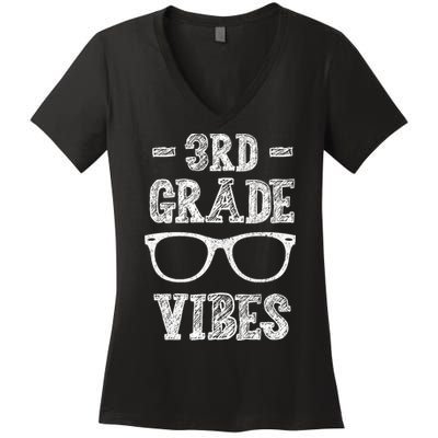 3rd Grade Vibes Women's V-Neck T-Shirt