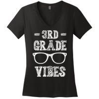 3rd Grade Vibes Women's V-Neck T-Shirt
