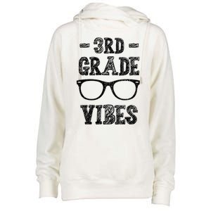 3rd Grade Vibes Womens Funnel Neck Pullover Hood