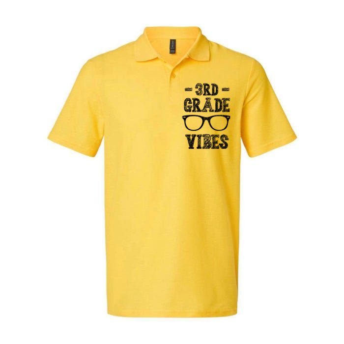 3rd Grade Vibes Softstyle Adult Sport Polo