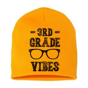 3rd Grade Vibes Short Acrylic Beanie