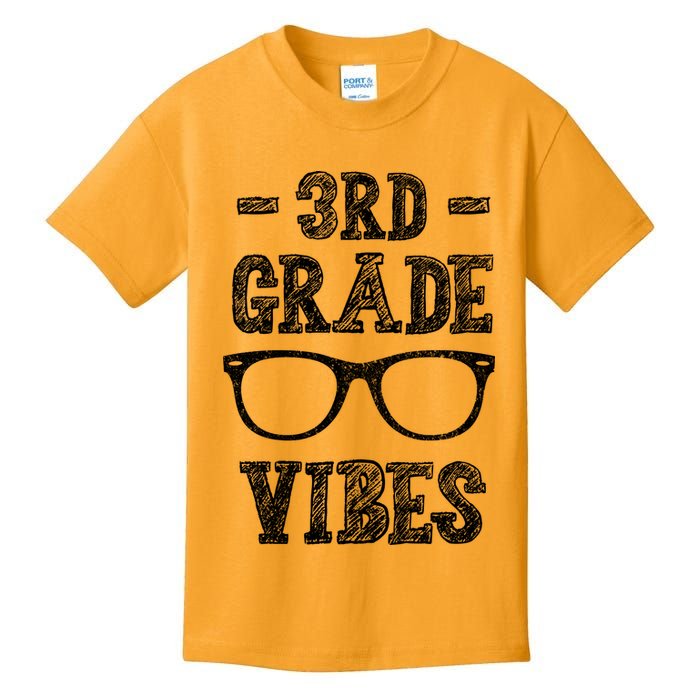 3rd Grade Vibes Kids T-Shirt