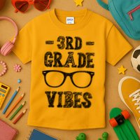 3rd Grade Vibes Kids T-Shirt