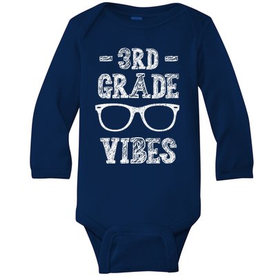 3rd Grade Vibes Baby Long Sleeve Bodysuit