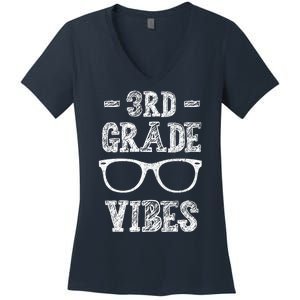 3rd Grade Vibes Women's V-Neck T-Shirt