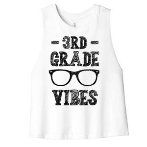 3rd Grade Vibes Women's Racerback Cropped Tank