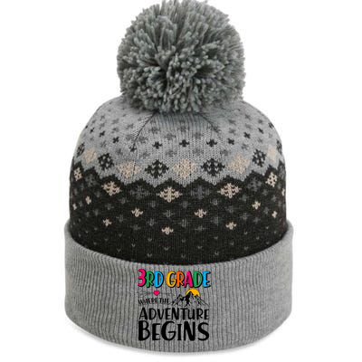 3rd Grade Where The Adventure Begins The Baniff Cuffed Pom Beanie