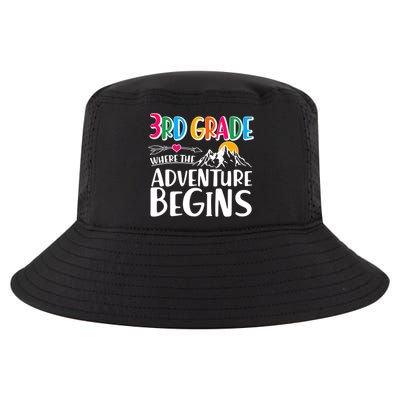 3rd Grade Where The Adventure Begins Cool Comfort Performance Bucket Hat