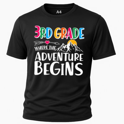 3rd Grade Where The Adventure Begins Performance Shirt