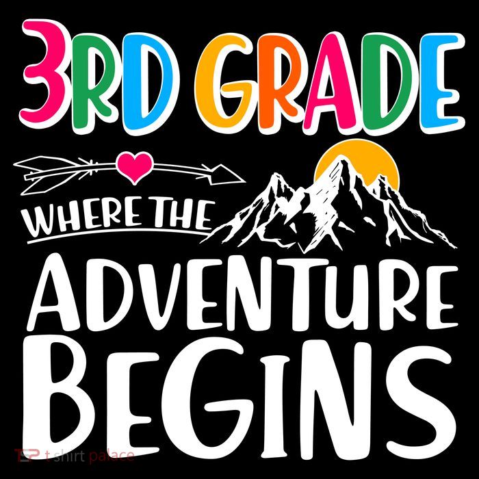 3rd Grade Where The Adventure Begins T-Shirt