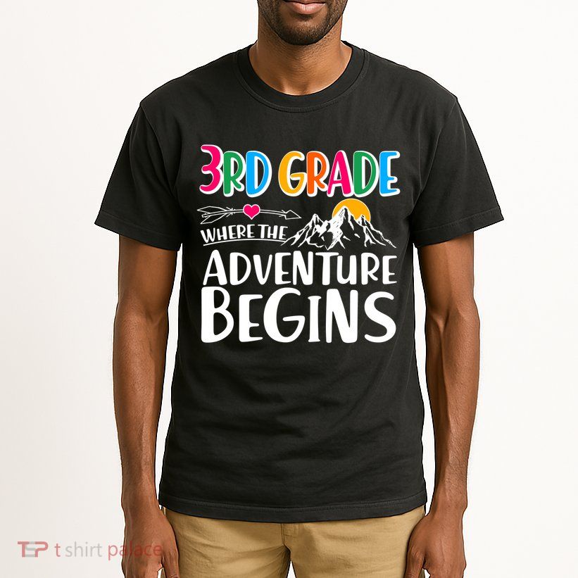 3rd Grade Where The Adventure Begins Tall T-Shirt