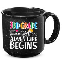 3rd Grade Where The Adventure Begins 15oz Campfire Ceramic Mug