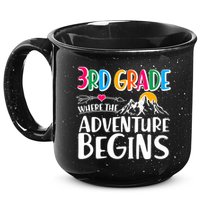 3rd Grade Where The Adventure Begins 15oz Campfire Ceramic Mug