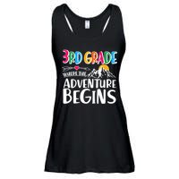 3rd Grade Where The Adventure Begins Ladies Essential Flowy Tank