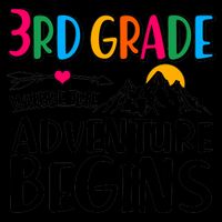 3rd Grade Where The Adventure Begins 16oz Travel Tumbler