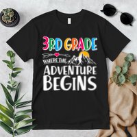 3rd Grade Where The Adventure Begins Premium T-Shirt