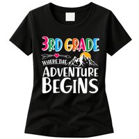 3rd Grade Where The Adventure Begins Womens T-Shirt