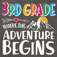 3rd Grade Where The Adventure Begins Cotton Canvas Backpack