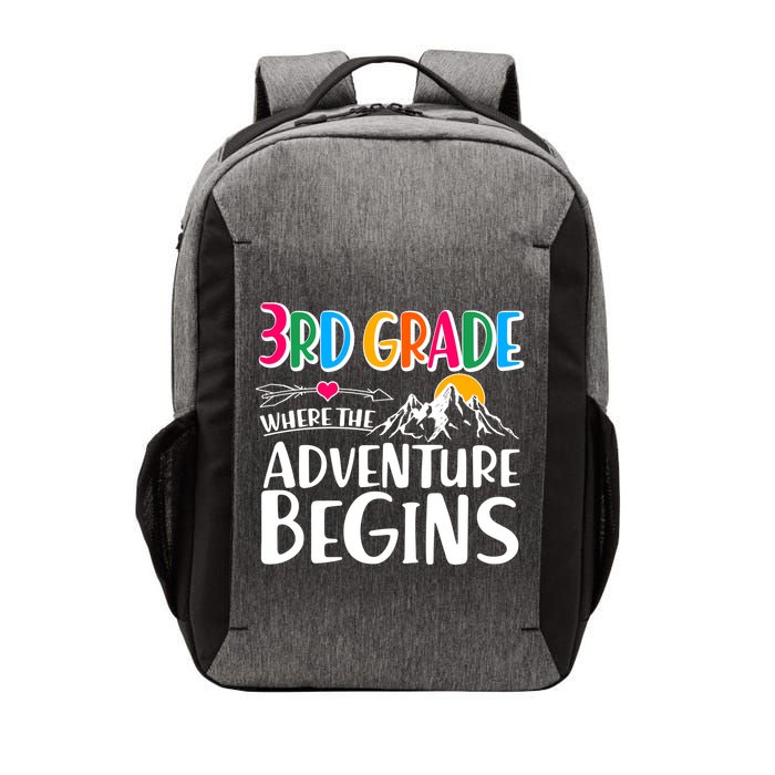 3rd Grade Where The Adventure Begins Vector Backpack