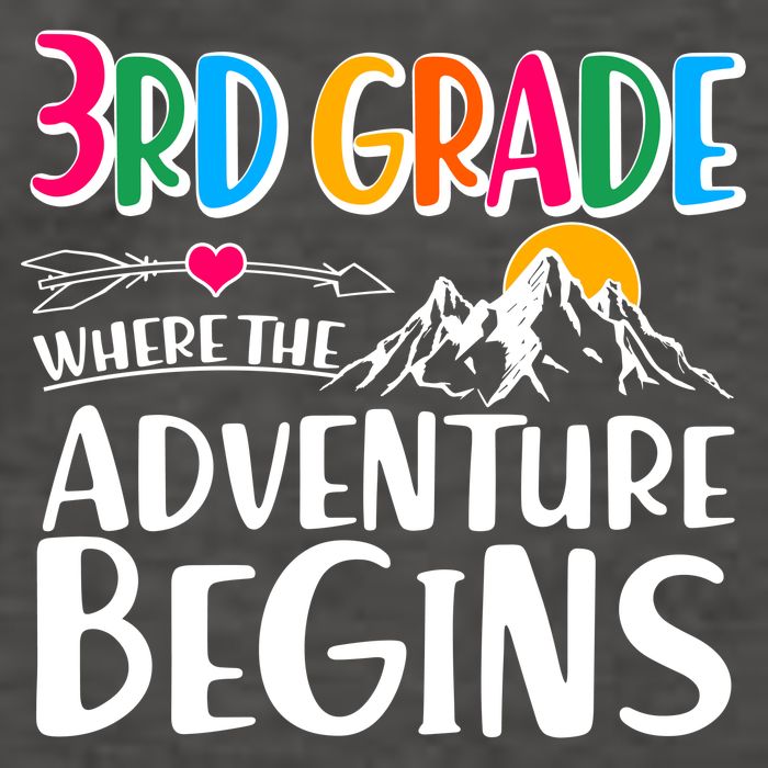 3rd Grade Where The Adventure Begins Vector Backpack