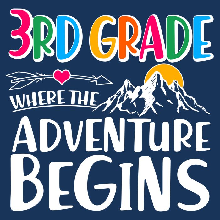 3rd Grade Where The Adventure Begins Infant Baby Jersey Bodysuit