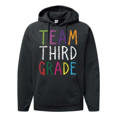 3rd Team Third Grade Performance Fleece Hoodie