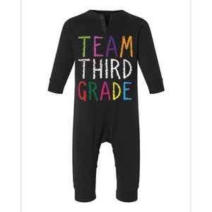 3rd Team Third Grade Infant Fleece One Piece