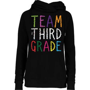 3rd Team Third Grade Womens Funnel Neck Pullover Hood