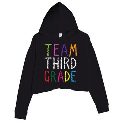 3rd Team Third Grade Crop Fleece Hoodie