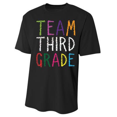 3rd Team Third Grade Performance Sprint T-Shirt