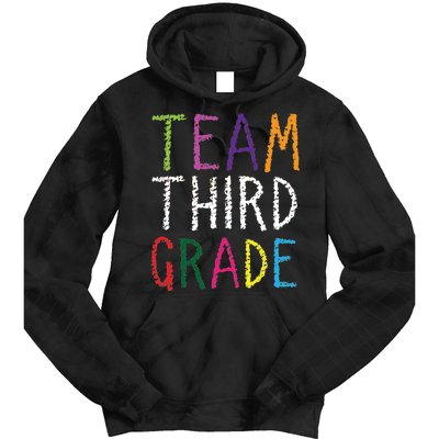 3rd Team Third Grade Tie Dye Hoodie