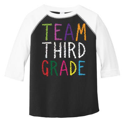 3rd Team Third Grade Toddler Fine Jersey T-Shirt