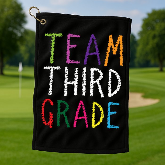 3rd Team Third Grade Golf Towel