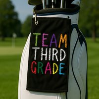 3rd Team Third Grade Golf Towel
