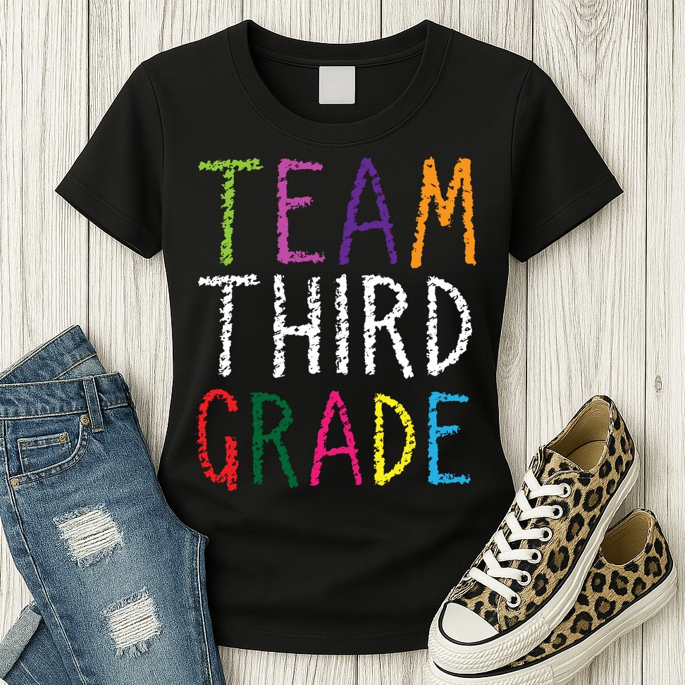 3rd Team Third Grade Womens T-Shirt