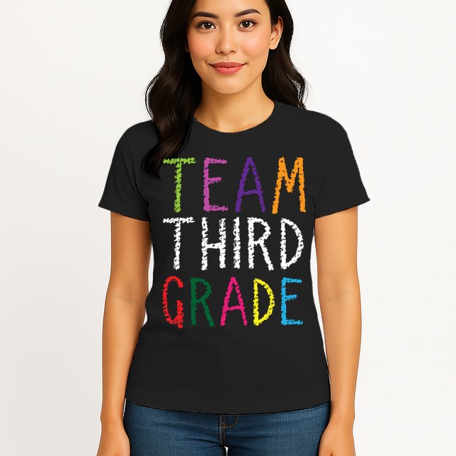 3rd Team Third Grade Womens T-Shirt