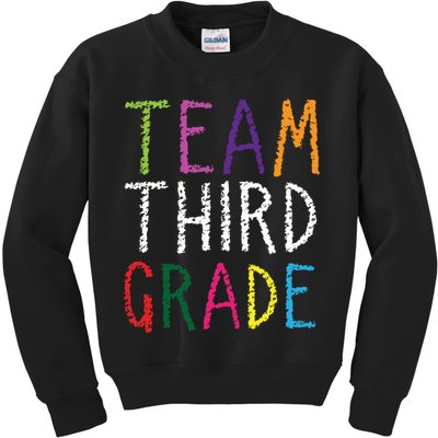 3rd Team Third Grade Kids Sweatshirt