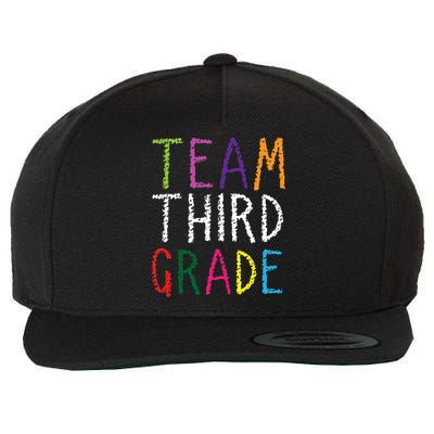 3rd Team Third Grade Wool Snapback Cap