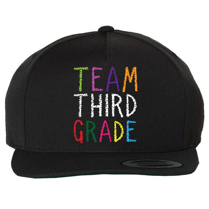 3rd Team Third Grade Wool Snapback Cap