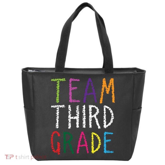 3rd Team Third Grade Zip Tote Bag