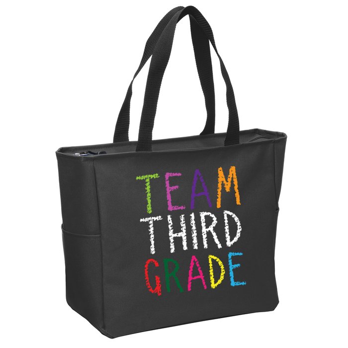 3rd Team Third Grade Zip Tote Bag