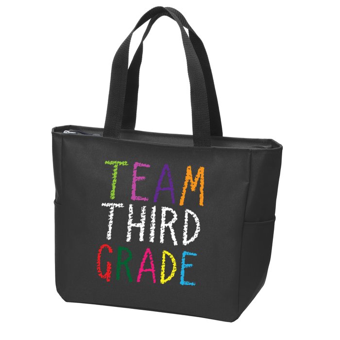 3rd Team Third Grade Zip Tote Bag