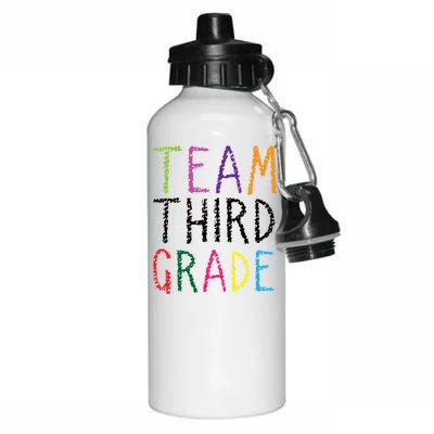 3rd Team Third Grade Aluminum Water Bottle 