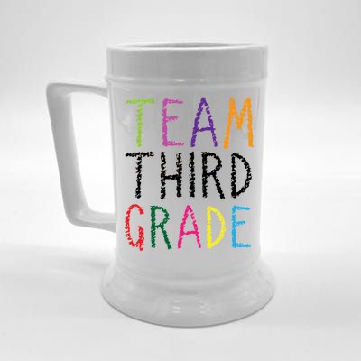 3rd Team Third Grade Beer Stein