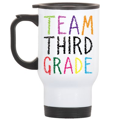 3rd Team Third Grade Stainless Steel Travel Mug